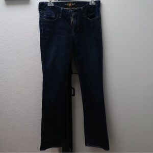 Lucky Brand Dark Wash Flare Jeans – Bootcut Y2K Aesthetic